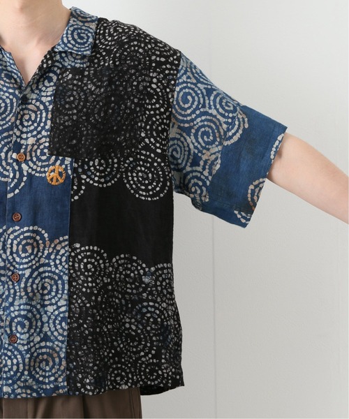 Story mfg.(ストーリーエムエフジー)の「【STORY mfg / ストーリーエムエフジー】Greetings Shirt indigo bark sp(シャツ/ブラウス・メンズ・ネイビー・SMALL)」の4枚目の写真