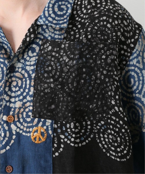 Story mfg.(ストーリーエムエフジー)の「【STORY mfg / ストーリーエムエフジー】Greetings Shirt indigo bark sp(シャツ/ブラウス・メンズ・ネイビー・SMALL)」の7枚目の写真