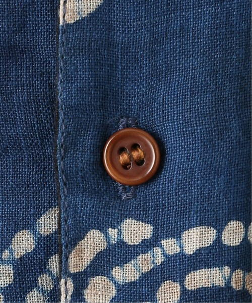Story mfg.(ストーリーエムエフジー)の「【STORY mfg / ストーリーエムエフジー】Greetings Shirt indigo bark sp(シャツ/ブラウス・メンズ・ネイビー・SMALL)」の9枚目の写真