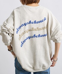 CIAOPANIC TYPY | 【ZOZOTOWN限定】ユニセックスビッグシルエットクルーネックバックプリントスウェット(スウェット)