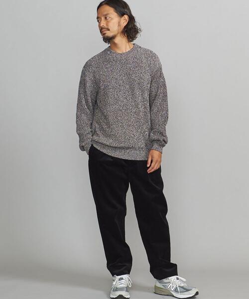 BEAUTY&YOUTH UNITED ARROWS（ビューティーアンドユースユナイテッドアローズ）の「BY クリスプ アゼ フォルム ニット（ニット/セーター・メンズ・ブラック/ダークブラウン/ベージュ/グレー/ロイヤルブルー・S/M/L/XL）」の20枚目の写真