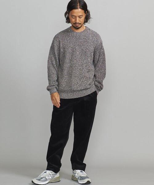 BEAUTY&YOUTH UNITED ARROWS（ビューティーアンドユースユナイテッドアローズ）の「BY クリスプ アゼ フォルム ニット（ニット/セーター・メンズ・ブラック/ダークブラウン/ベージュ/グレー/ロイヤルブルー・S/M/L/XL）」の6枚目の写真