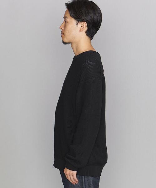 BEAUTY&YOUTH UNITED ARROWS（ビューティーアンドユースユナイテッドアローズ）の「BY クリスプ アゼ フォルム ニット（ニット/セーター・メンズ・ブラック/ダークブラウン/ベージュ/グレー/ロイヤルブルー・S/M/L/XL）」の13枚目の写真