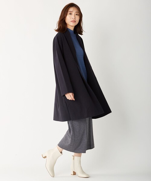 J.PRESS Ladies(J.プレス レディス)の「【洗える】ニードルパンチ カーディガン(カーディガン/ボレロ・レディース・ネイビー系/ライトグレー系/ベージュ系・SMALL)」の16枚目の写真