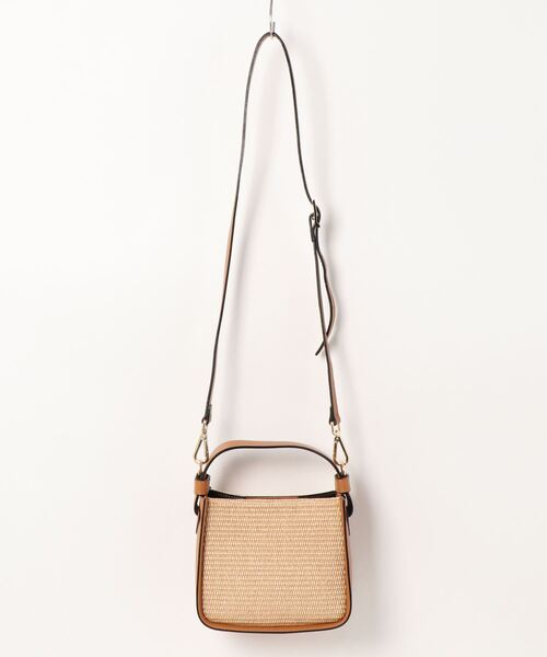 NOMBRE IMPAIR（ノンブルアンペール）の「【Marant】ラフィアコンビワンハンドルスモールBAG（ハンドバッグ・レディース・ホワイト/キャメル・FREE）」の3枚目の写真