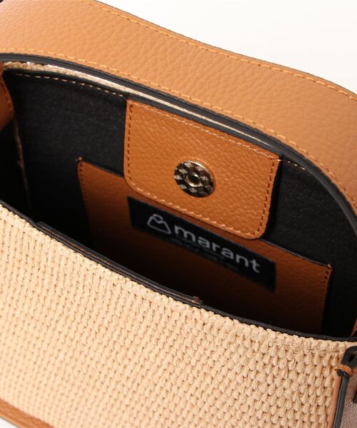 NOMBRE IMPAIR（ノンブルアンペール）の「【Marant】ラフィアコンビワンハンドルスモールBAG（ハンドバッグ・レディース・ホワイト/キャメル・FREE）」の5枚目の写真