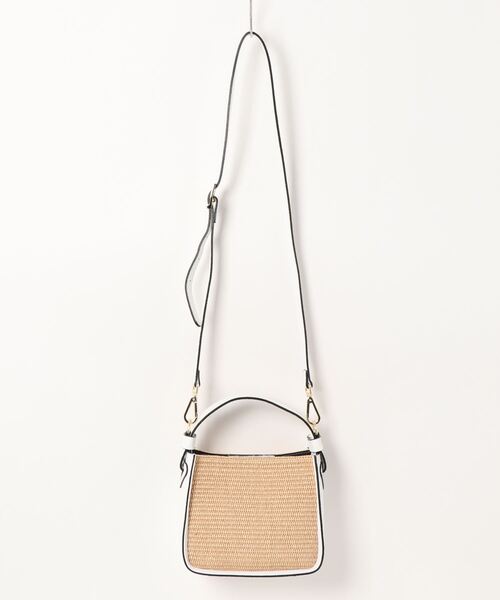 NOMBRE IMPAIR（ノンブルアンペール）の「【Marant】ラフィアコンビワンハンドルスモールBAG（ハンドバッグ・レディース・ホワイト/キャメル・FREE）」の11枚目の写真