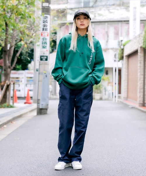 LONELY/論理（ロンリー）の「【ROOPTOKYO別注】LONELY(論理)/ロンリー TOM OSABE HOODIE 長部トム グラフィック フーディー（パーカー・メンズ・ブラック/グレー/グリーン・M/L/XL/XXL）」の19枚目の写真
