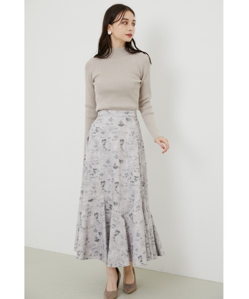 rienda(リエンダ)の「AWウォッシャブルハイネックニットトップス(ニット/セーター・レディース・ブラック/ライトグリーン/ライトベージュ/ライトパープル・FREE)」の9枚目の写真