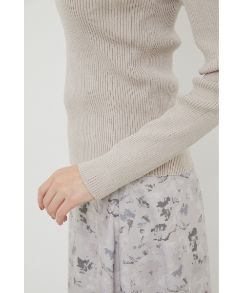 rienda(リエンダ)の「AWウォッシャブルハイネックニットトップス(ニット/セーター・レディース・ブラック/ライトグリーン/ライトベージュ/ライトパープル・FREE)」の22枚目の写真