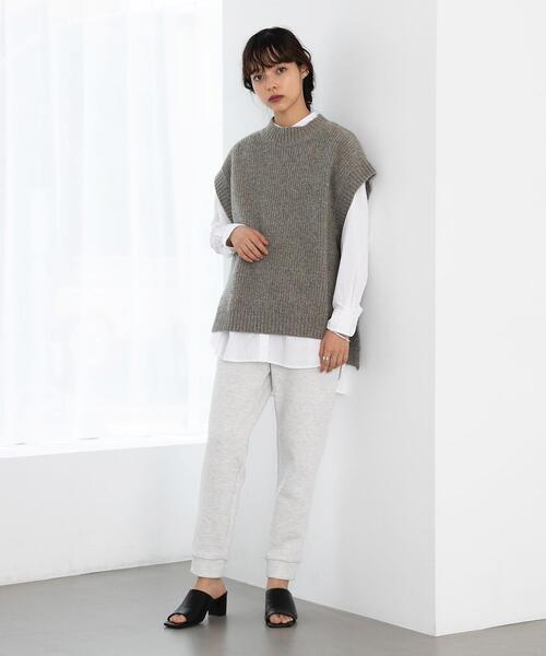 FEELING MADE（フィーリングメイド）の「FEELING MADE ソフトエアースウェット ジョガーパンツ <UNISEX>（その他パンツ・レディース・ライラック/ブラック/ライトグレー・S/M/L）」の10枚目の写真