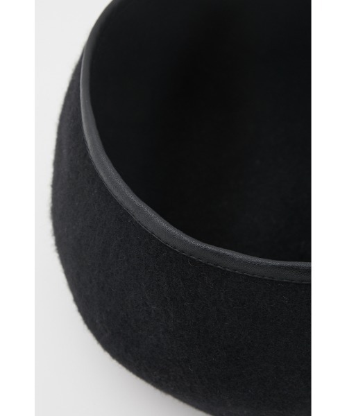 SLY(スライ)の「WOOL BERET ウールベレー(ハンチング/ベレー帽・レディース・ブラック/グレー・FREE)」の5枚目の写真