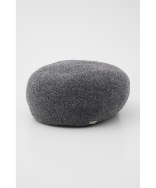 SLY(スライ)の「WOOL BERET ウールベレー(ハンチング/ベレー帽・レディース・ブラック/グレー・FREE)」の9枚目の写真
