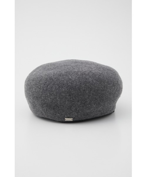SLY(スライ)の「WOOL BERET ウールベレー(ハンチング/ベレー帽・レディース・ブラック/グレー・FREE)」の11枚目の写真