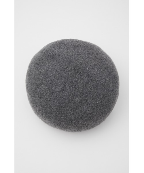 SLY(スライ)の「WOOL BERET ウールベレー(ハンチング/ベレー帽・レディース・ブラック/グレー・FREE)」の4枚目の写真