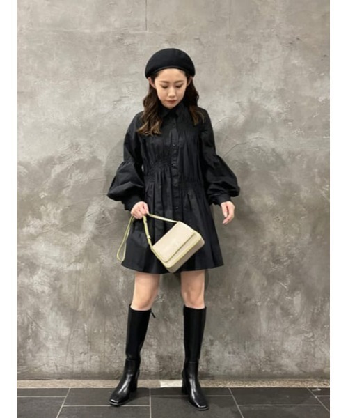 SLY(スライ)の「WOOL BERET ウールベレー(ハンチング/ベレー帽・レディース・ブラック/グレー・FREE)」の17枚目の写真