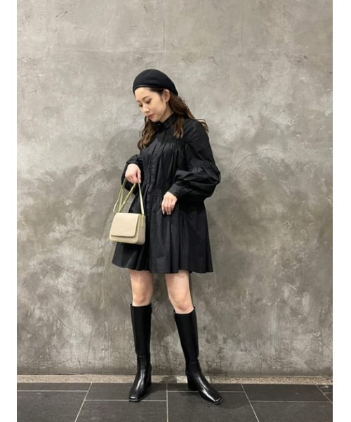 SLY(スライ)の「WOOL BERET ウールベレー(ハンチング/ベレー帽・レディース・ブラック/グレー・FREE)」の16枚目の写真