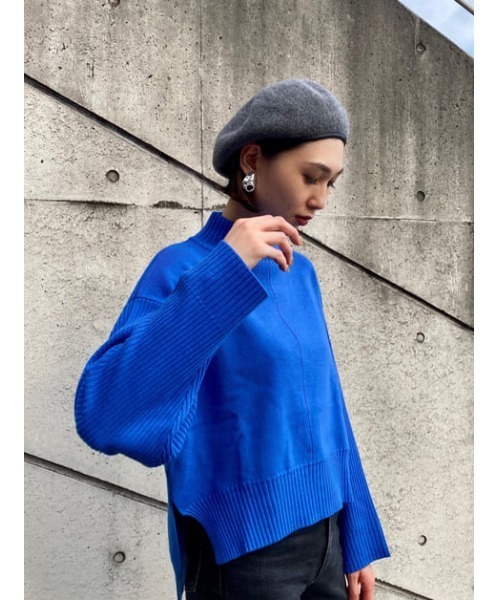 SLY(スライ)の「WOOL BERET ウールベレー(ハンチング/ベレー帽・レディース・ブラック/グレー・FREE)」の14枚目の写真