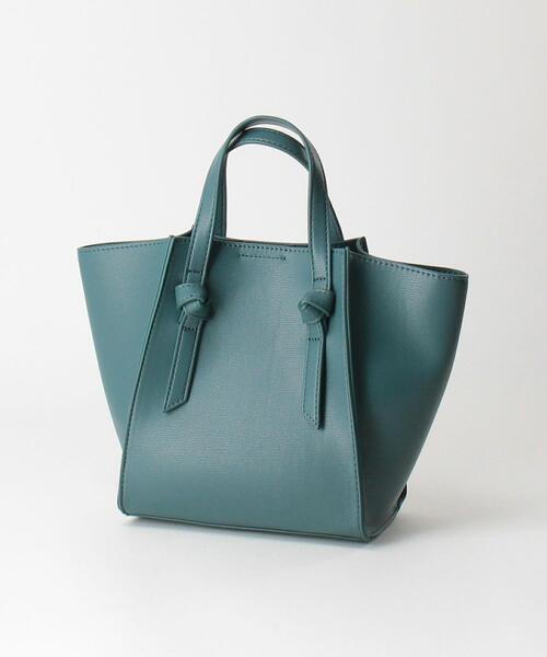 closet story（クローゼットストーリー）の「＜closet story（クローゼットストーリー）＞サイドキリカエ ノット 2WAYバッグ（ハンドバッグ・レディース・ダークグリーン/ブラウン・FREE）」の7枚目の写真