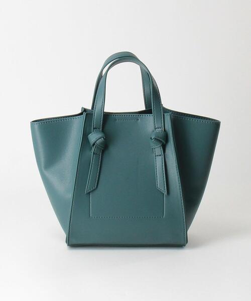 closet story（クローゼットストーリー）の「＜closet story（クローゼットストーリー）＞サイドキリカエ ノット 2WAYバッグ（ハンドバッグ・レディース・ダークグリーン/ブラウン・FREE）」の11枚目の写真