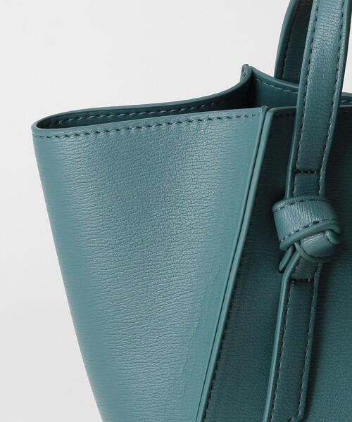 closet story（クローゼットストーリー）の「＜closet story（クローゼットストーリー）＞サイドキリカエ ノット 2WAYバッグ（ハンドバッグ・レディース・ダークグリーン/ブラウン・FREE）」の3枚目の写真