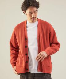 green label relaxing | <green label relaxing>コットンアゼ Vネック カーディガン -ウォッシャブル-(カーディガン/ボレロ)