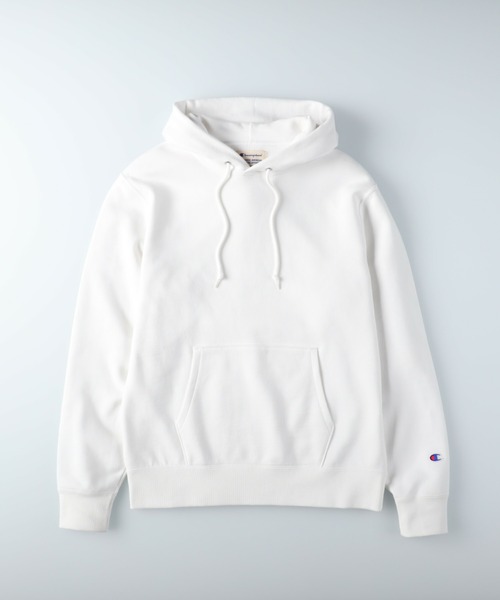 Champion（チャンピオン）の「【Champion】フードスクリプトビッグシルエットパーカー（パーカー・メンズ・ホワイト/ブラック/パープル・L/M/XL）」の11枚目の写真