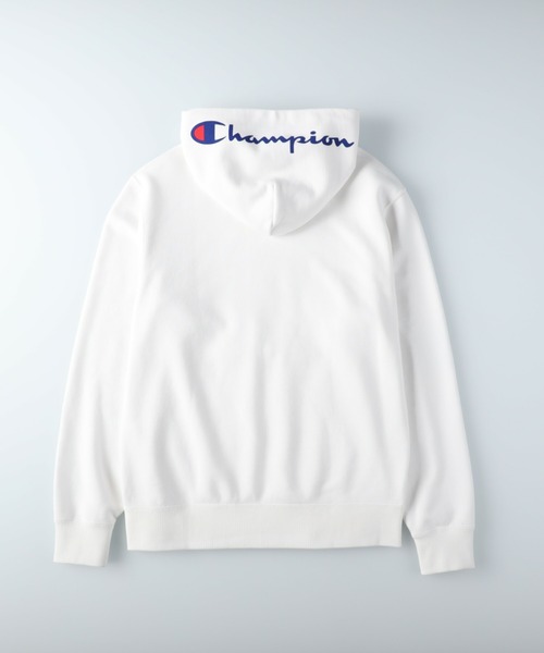 Champion（チャンピオン）の「【Champion】フードスクリプトビッグシルエットパーカー（パーカー・メンズ・ホワイト/ブラック/パープル・L/M/XL）」の12枚目の写真