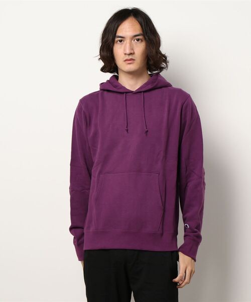 Champion（チャンピオン）の「【Champion】フードスクリプトビッグシルエットパーカー（パーカー・メンズ・ホワイト/ブラック/パープル・L/M/XL）」の10枚目の写真