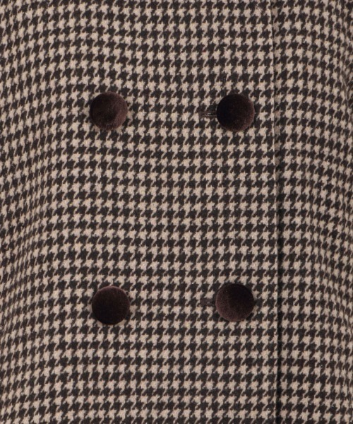 axes femme（アクシーズファム）の「ベロアリボン付ショートコート（ピーコート・レディース・ブラウン/ダークグリーン/ブラック・MEDIUM）」の14枚目の写真