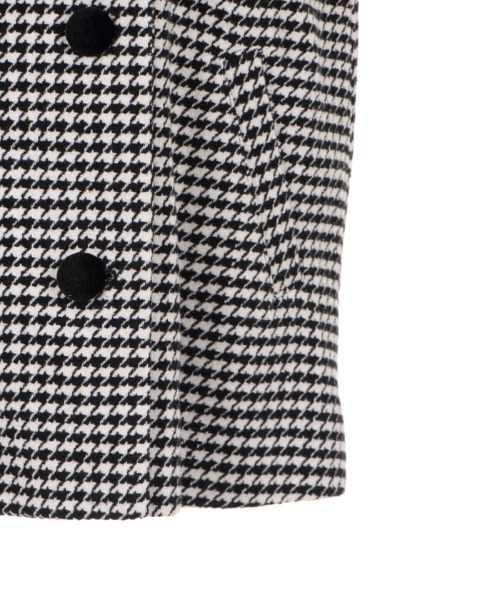 axes femme（アクシーズファム）の「ベロアリボン付ショートコート（ピーコート・レディース・ブラウン/ダークグリーン/ブラック・MEDIUM）」の21枚目の写真