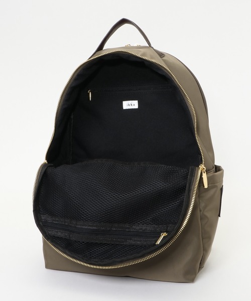 ikka（イッカ）の「ポリエステルナイロンPC収納リュック（バックパック/リュック・レディース・ブラック/ブラウン/グレー・FREE）」の11枚目の写真