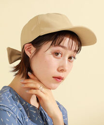Casselini × Ray BEAMS / 別注 リボン キャップ