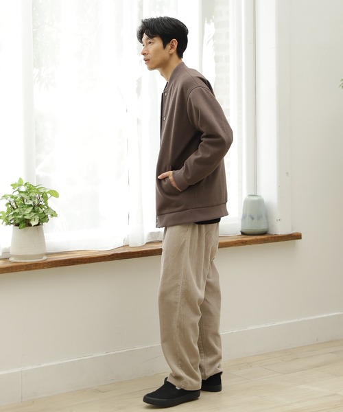 LAKOLE（ラコレ）の「メルトンカルゼスタジャン / 218471（スタジャン・メンズ・ブラック/グレー/ブラウン・MEDIUM/LARGE）」の4枚目の写真