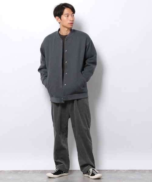 LAKOLE（ラコレ）の「メルトンカルゼスタジャン / 218471（スタジャン・メンズ・ブラック/グレー/ブラウン・MEDIUM/LARGE）」の12枚目の写真