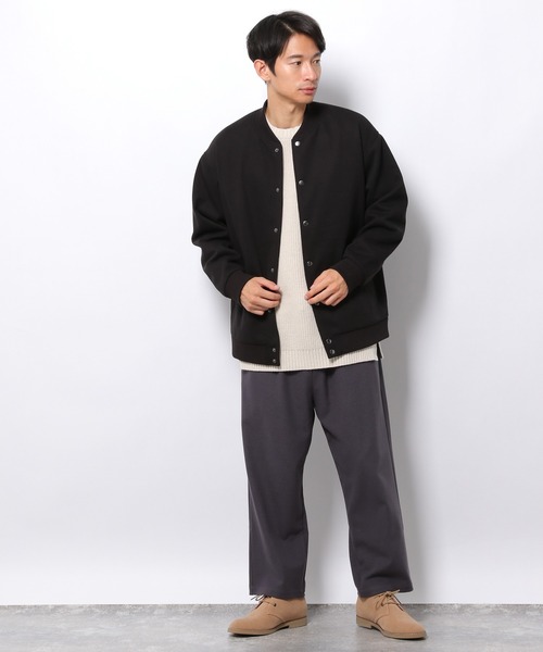 LAKOLE（ラコレ）の「メルトンカルゼスタジャン / 218471（スタジャン・メンズ・ブラック/グレー/ブラウン・MEDIUM/LARGE）」の7枚目の写真