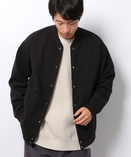 LAKOLE（ラコレ）の「メルトンカルゼスタジャン / 218471（スタジャン・メンズ・ブラック/グレー/ブラウン・MEDIUM/LARGE）」の6枚目の写真