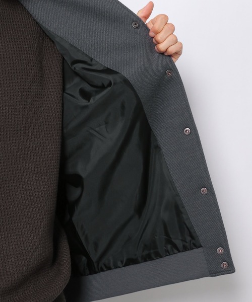 LAKOLE（ラコレ）の「メルトンカルゼスタジャン / 218471（スタジャン・メンズ・ブラック/グレー/ブラウン・MEDIUM/LARGE）」の21枚目の写真