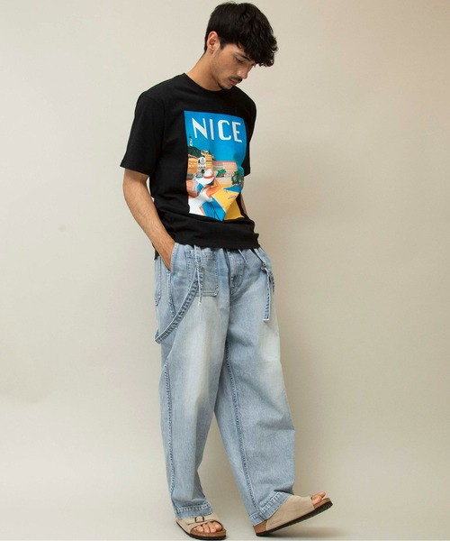 Johnbull（ジョンブル）の「サスペンダーワイドパンツ（その他パンツ・メンズ・ライトインディゴブルー・MEDIUM/LARGE/SMALL）」の12枚目の写真