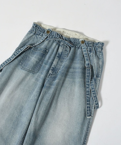 Johnbull（ジョンブル）の「サスペンダーワイドパンツ（その他パンツ・メンズ・ライトインディゴブルー・MEDIUM/LARGE/SMALL）」の17枚目の写真