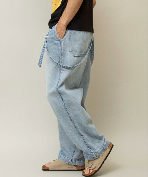 Johnbull（ジョンブル）の「サスペンダーワイドパンツ（その他パンツ・メンズ・ライトインディゴブルー・MEDIUM/LARGE/SMALL）」の10枚目の写真