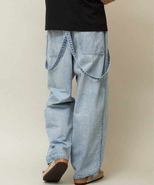 Johnbull（ジョンブル）の「サスペンダーワイドパンツ（その他パンツ・メンズ・ライトインディゴブルー・MEDIUM/LARGE/SMALL）」の11枚目の写真