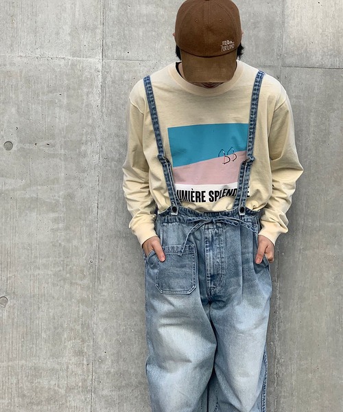Johnbull（ジョンブル）の「サスペンダーワイドパンツ（その他パンツ・メンズ・ライトインディゴブルー・MEDIUM/LARGE/SMALL）」の5枚目の写真