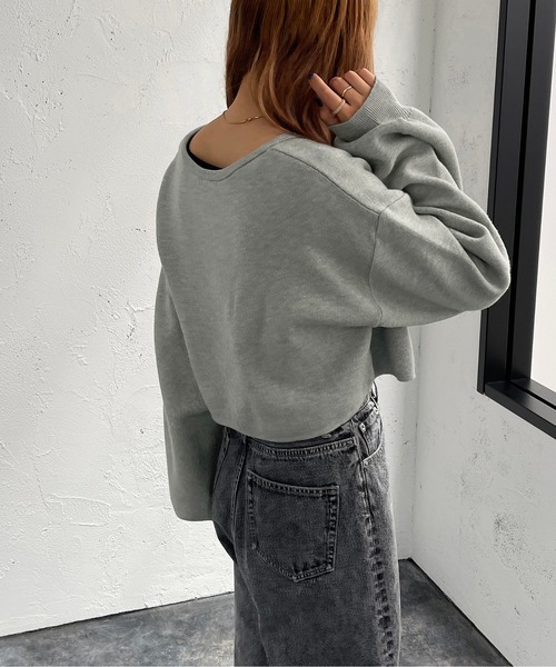 apres jour mignon(アプレジュールミニョン)の「ドットボタンニットカーディガン【ZOZOTOWN限定アイテム】(カーディガン/ボレロ・レディース・オレンジ/アイボリー/ダークグリーン/杢グレー/ブラック/ブルー・フリー/X-LARGE)」の11枚目の写真