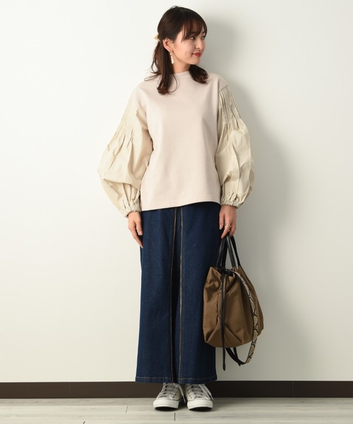 INTERPLANET（インタープラネット）の「フロントＺＩＰデニムパンツ（デニムパンツ・レディース・ブルー/インディゴブルー/ナチュラル・FREE）」の11枚目の写真