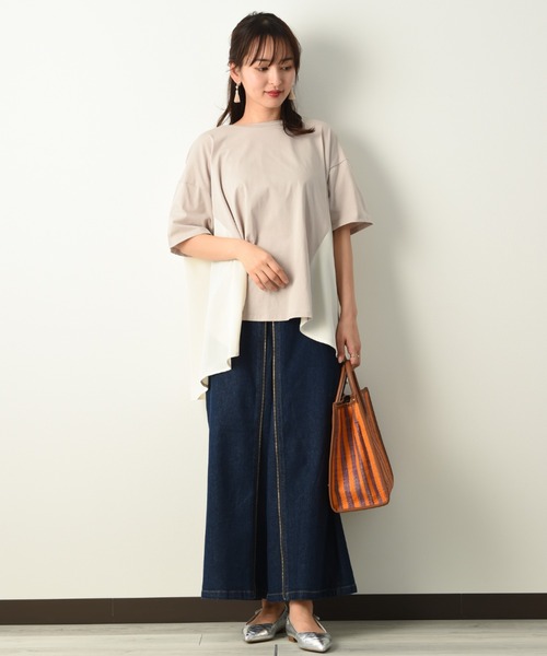 INTERPLANET（インタープラネット）の「フロントＺＩＰデニムパンツ（デニムパンツ・レディース・ブルー/インディゴブルー/ナチュラル・FREE）」の13枚目の写真