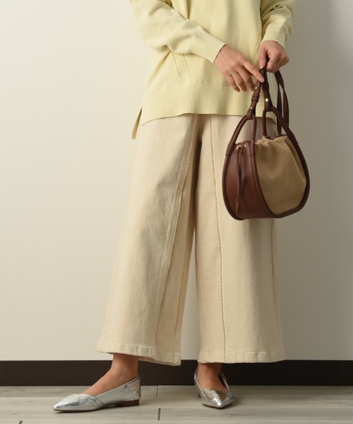 INTERPLANET（インタープラネット）の「フロントＺＩＰデニムパンツ（デニムパンツ・レディース・ブルー/インディゴブルー/ナチュラル・FREE）」の14枚目の写真