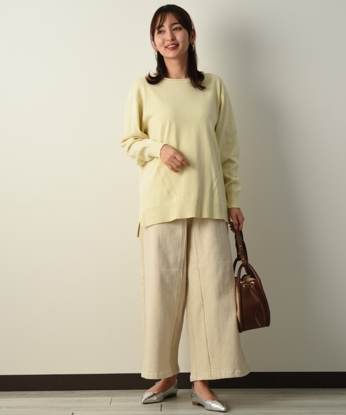 INTERPLANET（インタープラネット）の「フロントＺＩＰデニムパンツ（デニムパンツ・レディース・ブルー/インディゴブルー/ナチュラル・FREE）」の19枚目の写真