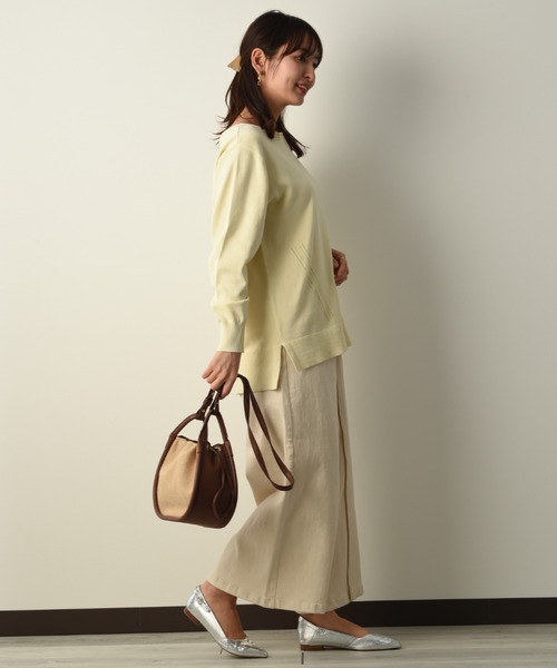 INTERPLANET（インタープラネット）の「フロントＺＩＰデニムパンツ（デニムパンツ・レディース・ブルー/インディゴブルー/ナチュラル・FREE）」の21枚目の写真