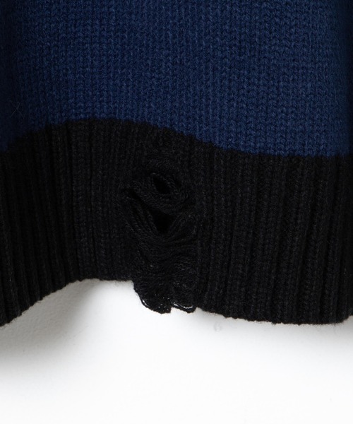 Whinny（ホワイニー）の「Whinny/ゾンビニット（ニット/セーター・レディース・ブルー・FREE）」の21枚目の写真